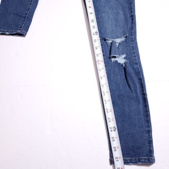 Harper Heritage Jeans High Rise Skinny Distressed Stretch Denim Women's Size 25 - Picture 8 of 11